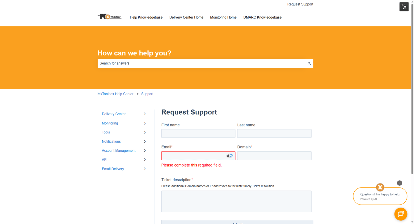 How to Open a Support Ticket